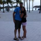 Jake and I - in Aruba - for our wedding!